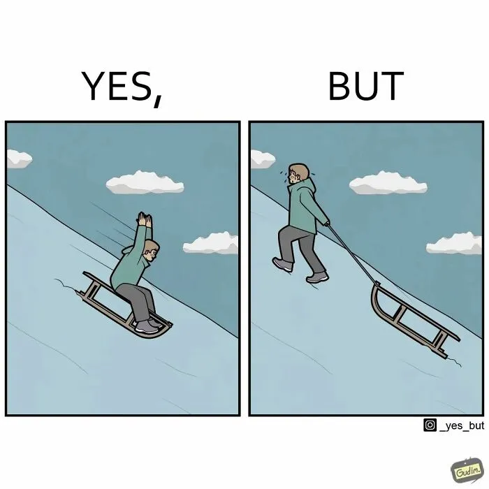 “Yes, But”: 26 Thought-Provoking Illustrations Showcasing Society’s Most Common Contradictions (New Pics)