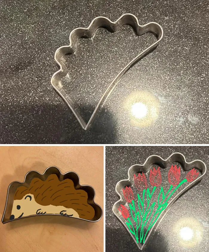 My Friend Found This The Other Day Cleaning Her Kitchen. Any Ideas?? Maybe A Wing? A Cloud? Who Knows