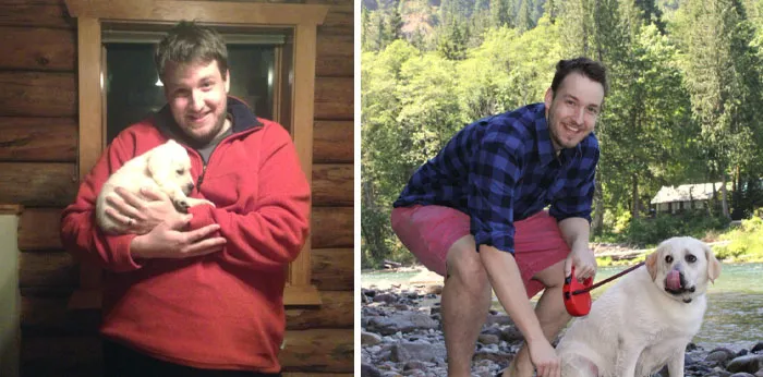 Made A Deal With This Little Guy. For Every Pound He Gained, I Lost One. I'm Down A Total Of About 85 Lbs