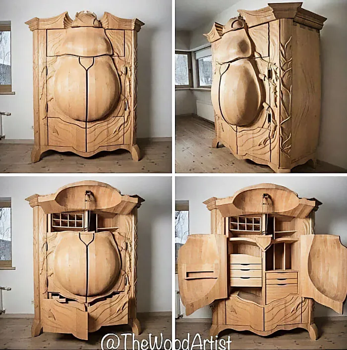 50 Masters Of Woodworking That Went Above And Beyond To Craft Something Incredible (New Pics)