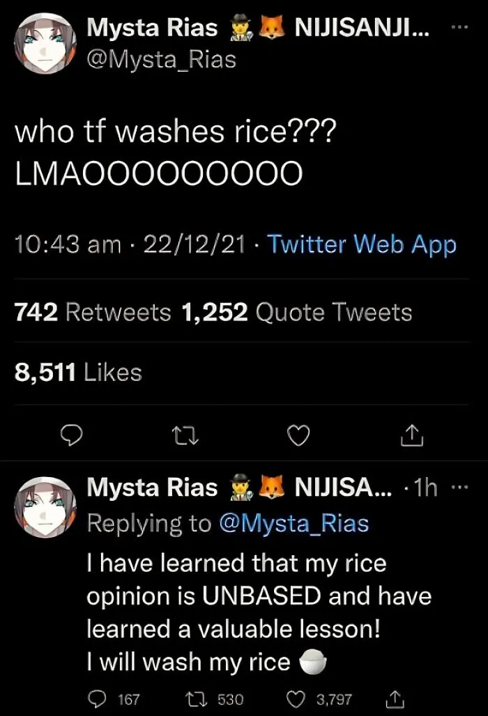 Why Would You Not Wash Your Rice In The First Place Bro???