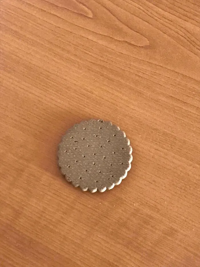 A Biscuit Without A The Other Cookie On Top And Without The The Cream