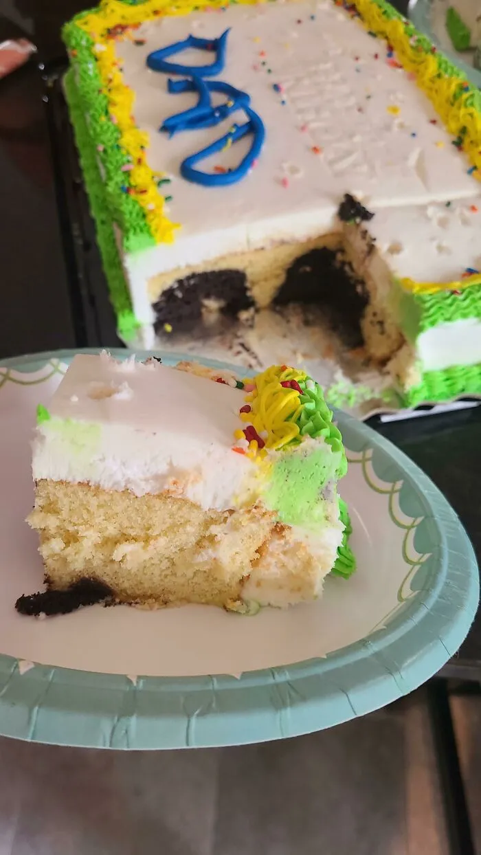 Found This Tiny Cake Hidden Under All This Frosting. 50/50 The Right Ratio?