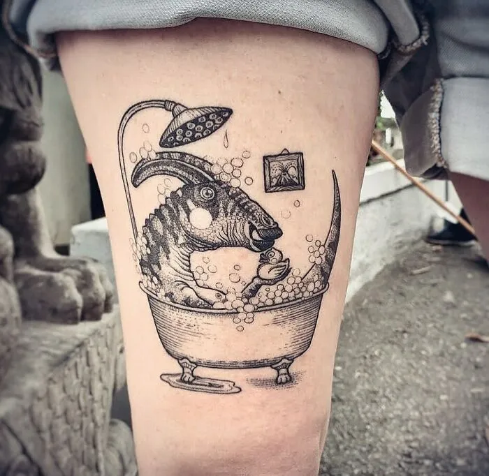 Dinosaur Bubble Bath