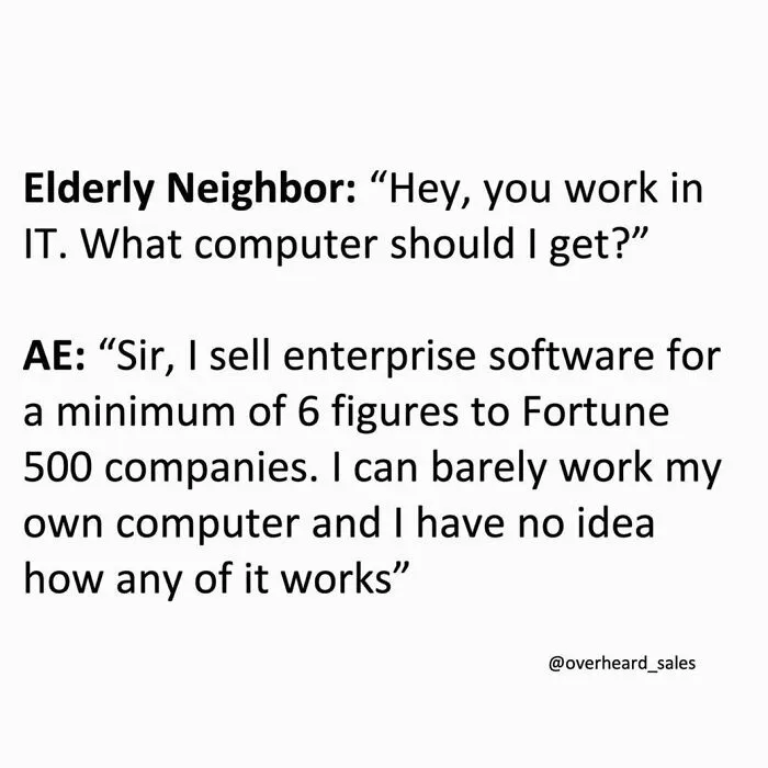 30 Of The Funniest Overheard Sales Conversations That Ended Up On This IG Page