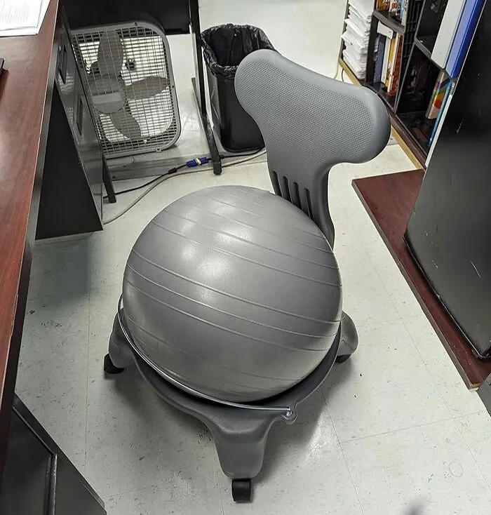 Bounce, Balance, And Boost Productivity With The <a Style="Display:inline;" Href="Https://Www.amazon.com/Dp/B0007vb4ne?ascsubtag=5356473%2c34%2c42%2cd%2c0%2c0%2c0%2c0%3a0%2c17590245%2c0%2c0&th=1%252c0%2c0&linkcode=ll1&tag=bpeagle-20&linkid=8bb26eefd83a54e05e1256d91e896652&language=en_us&ref_=as_li_ss_tl" Target="_blank"><span Style="Font: Inherit; Color: #d74b1f;"> Classic Balance Ball Chair</Span>