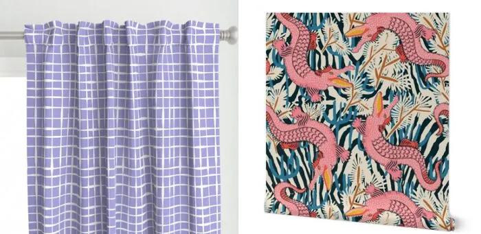 Because Vanilla Walls And Cookie-Cutter Curtains Are So Last Season, Let <a Style="Display:inline;" Href="Https://Spoonflower.com " Target="_blank"> <span Style="Font:inherit;color:#d74b1f;"> Spoonflower.com </Span> Infuse Your World With Colors And Textures That Tell Your Story.