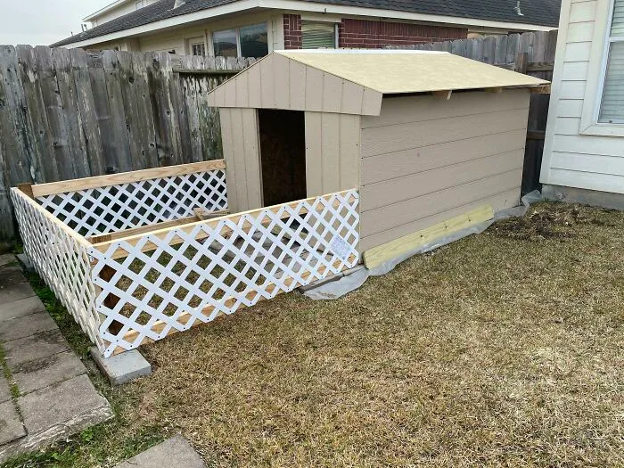 Mi padre ha construido esto para el perro