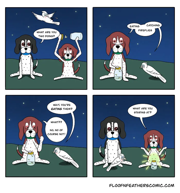 My “Floof n’ Feathers” Comics Are Inspired By The Everyday Antics Of My Real-Life Pets (12 Pics)