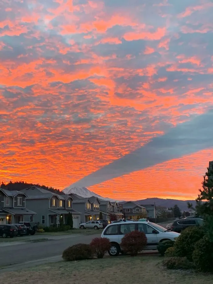Mountain Casting A Shadow!