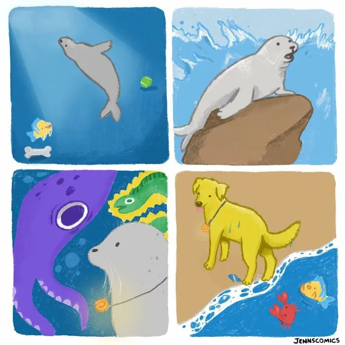 23 Hilarious Comics With Unexpected Twists By Jenna Noble (New Pics)
