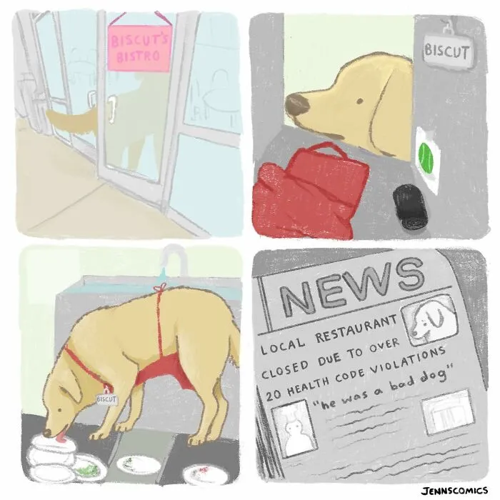 23 Hilarious Comics With Unexpected Twists By Jenna Noble (New Pics)