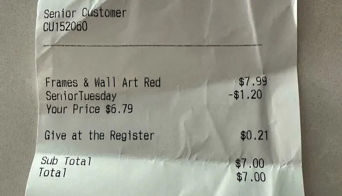 Went To Goodwill Yesterday. Got A Discount At The Register, Thought It Was Because Of Tag Color. Looked At My Receipt Today And Saw This