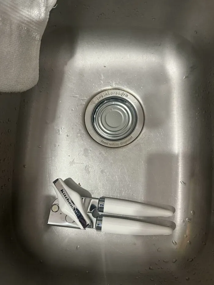 While Trying To Open Some Tuna, I Accidentally Dropped The Can
