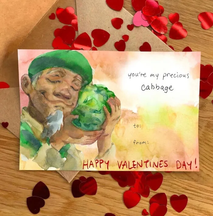 This Valentine's Day Card Made By My Friend