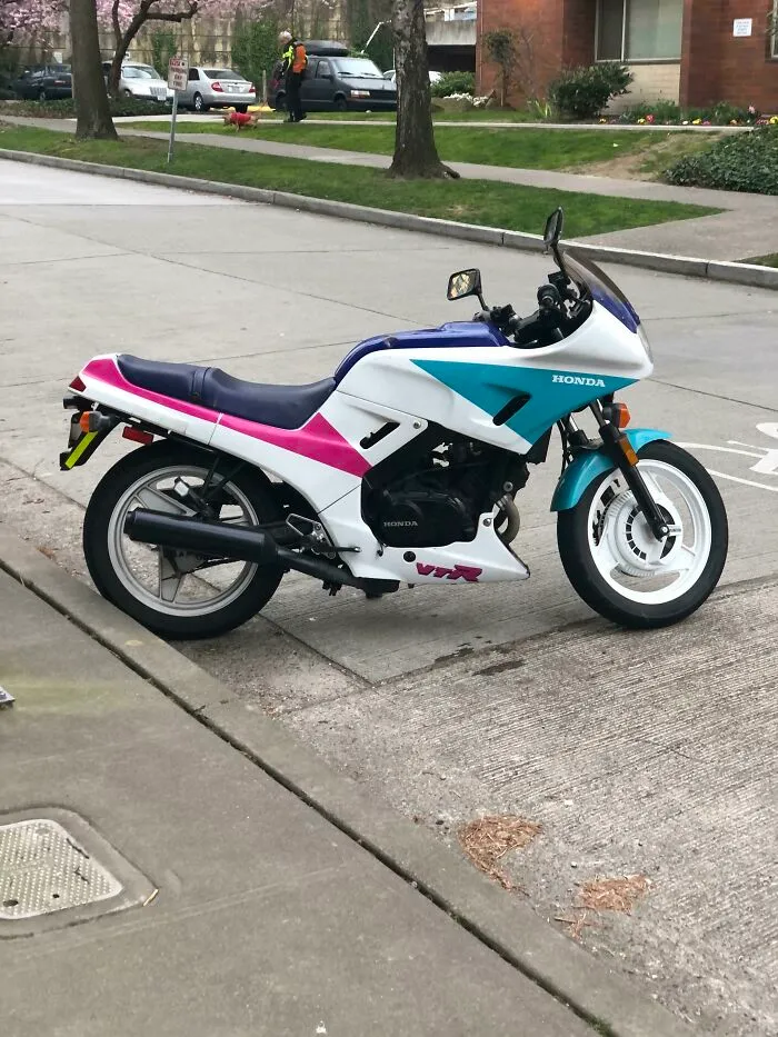 Found An ‘89 Honda Vtr250 On My Walk Today