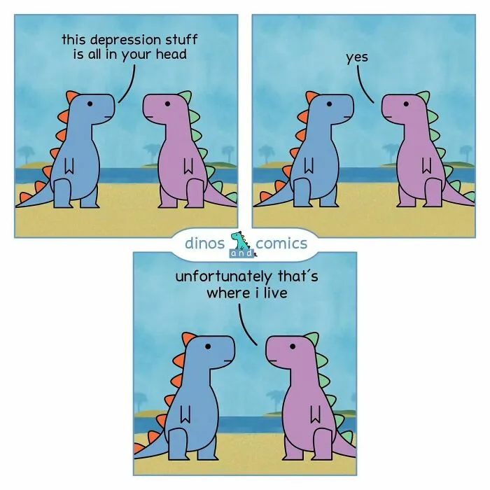 Insightful And Humorous Comics About Mental Health By “Dinosaur Couch” (30 New Pics)
