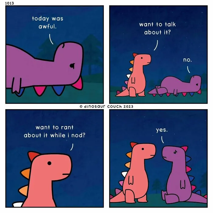 Witty And Heartfelt Comics By “Dinosaur Couch” (New Pics)