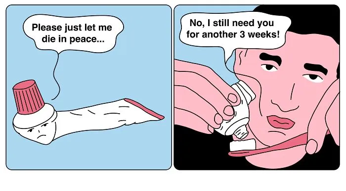 30 Comics Exaggerating Modern-Day Issues That Highlight Their Absurdity By Domien Delforge (New Pics)