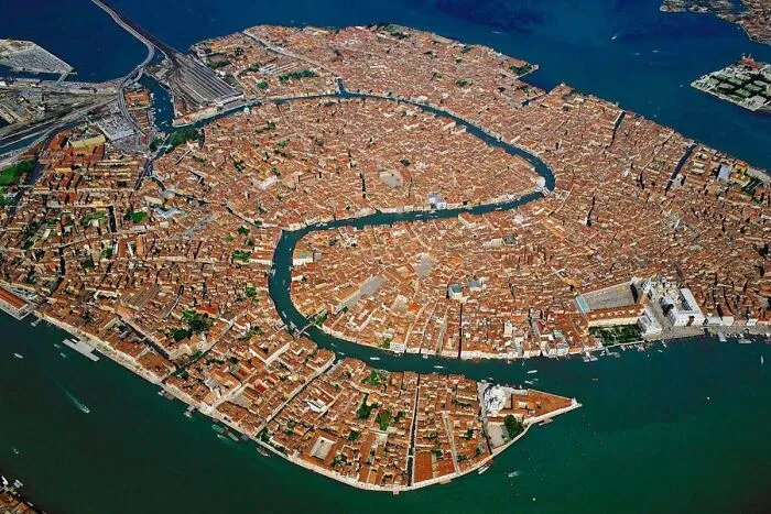 Venecia a vista de pájaro