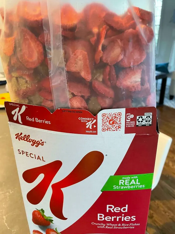 The Ratio Of Strawberries In This Red Berry Cereal