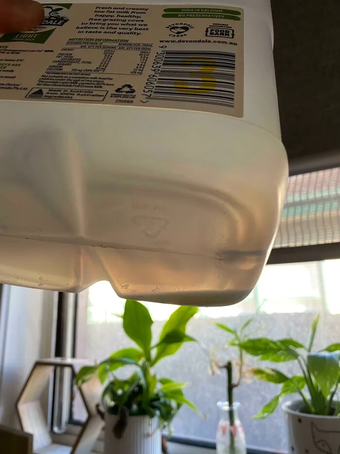 My Husband Put This Much Milk Back In The Fridge