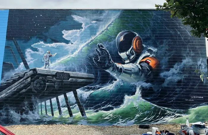 I Was Given The Opportunity To Paint My First Ever Mural And This Is The Result!