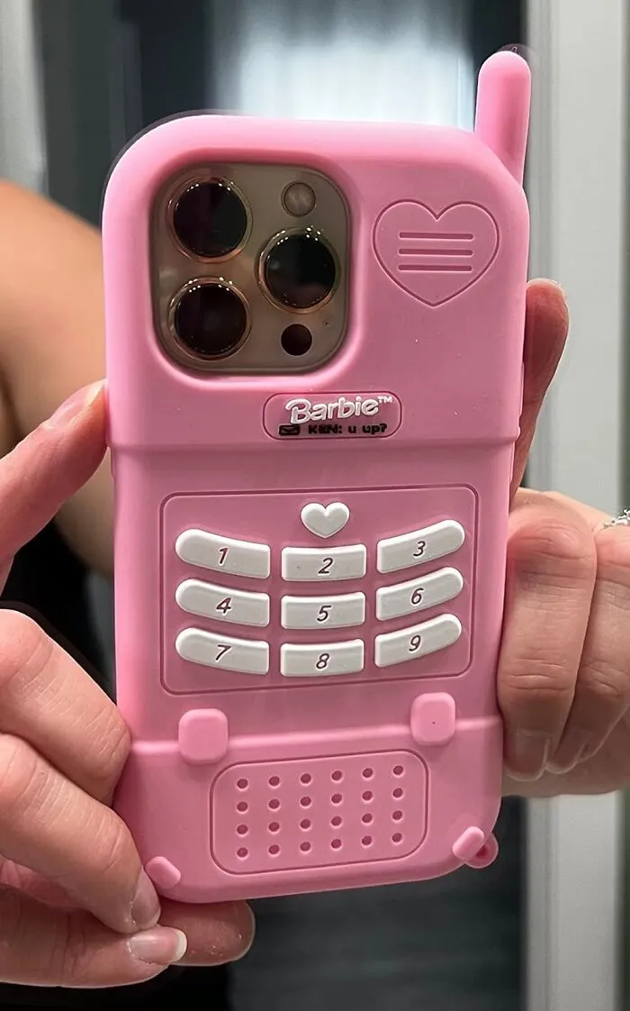Just Kenough: Keep Your Phone Case Fun And Trendy: Inject A Little Old-School Charm Into Your Life With The Retro Phone Shell Case. It's The Nostalgic Armor Guarding Your Phone Against The Bumpy Road Of Life—with A Cheeky Wink.