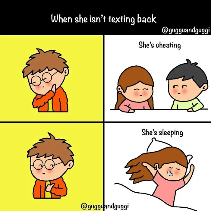 99 Relatable Illustrations From An Artist Sharing Moments Of Their Long-Distance Relationship