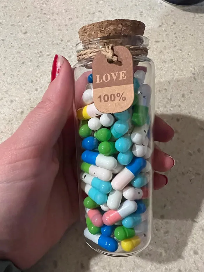 Put Love In Small Doses: A Unique Gift Featuring <a Style="Display:inline;" Href=" Https://Www.amazon.com/Dp/B0136a7plm?ascsubtag=%5bartid%7c10055.g.30520110%5bsrc%7c%5bch%7c%5blt%7camazon%e2%80%99s+choice%5bpid%7c7c96b569-59ca-4db5-A6a6-3cb54ee0d062%5bofsxid%7cbutton_poc%5bofsvid%7clt_t%5bofsxid%7cjam_ab%5bofsvid%7cweekly%5bofsxid%7cshow_header_search%5bofsvid%7cshow_search%5bofsxid%7csubx_vs_jam%5bofsvid%7cjam&linkcode=ll1&tag=bpsalmon-20&linkid=9ad78a3b43ffe90553ef8a7fffa52d12&language=en_us&ref_=as_li_ss_tl" Target="_blank"><span Style="Font:inherit;color:#d74b1f;"> 90 Personal Notes In Tiny, Charming Capsules Inside A Lovely Glass Bottle</Span>
