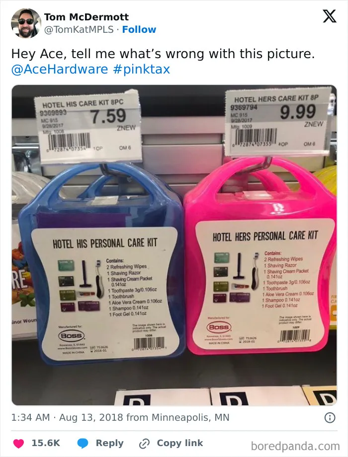 For The Extra Charge, They Should At Least Throw In Some Menstrual Products
