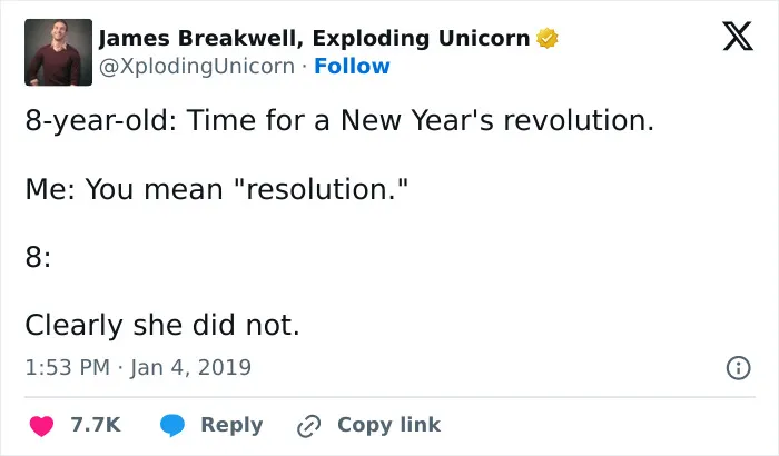People Are Cracking Up About 35 Hilarious New Year Resolutions From And About Kids Circulating On X
