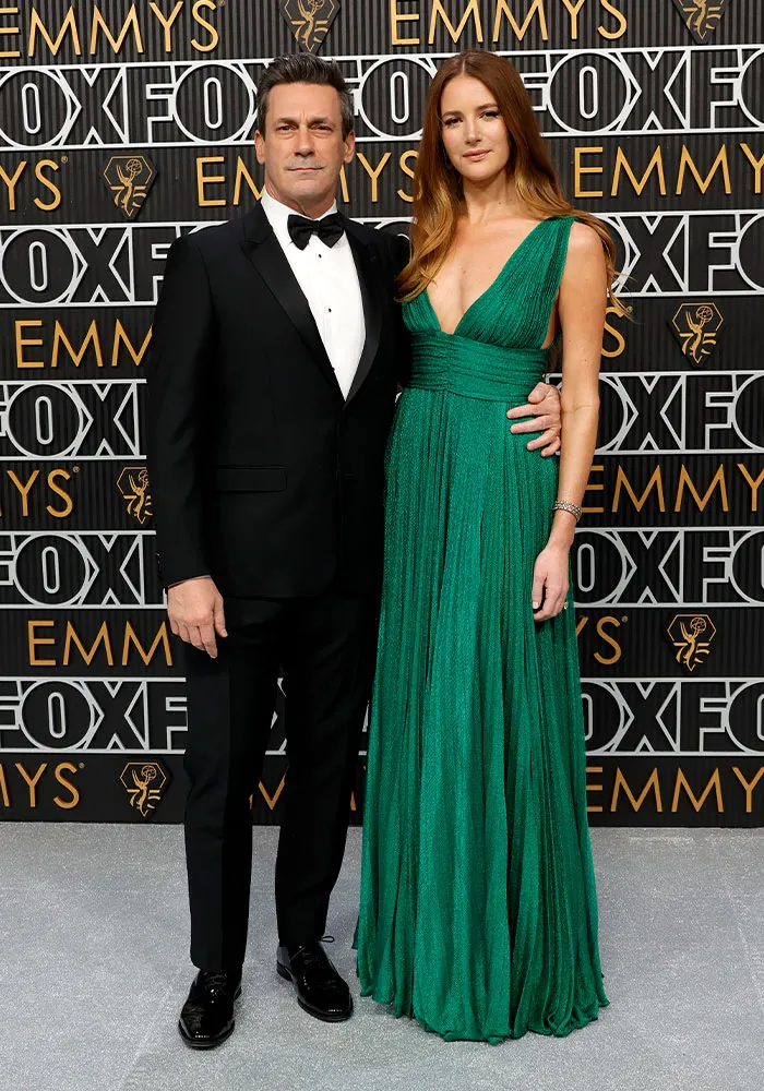 Jon Hamm And Anna Osceola Matched In Dolce & Gabbana