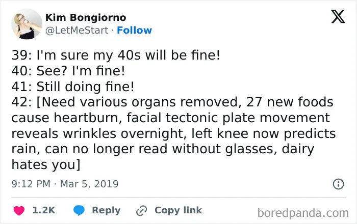 50 Hilariously Relatable Tweets From People Who Are Trying To Come To Terms With Hitting 40