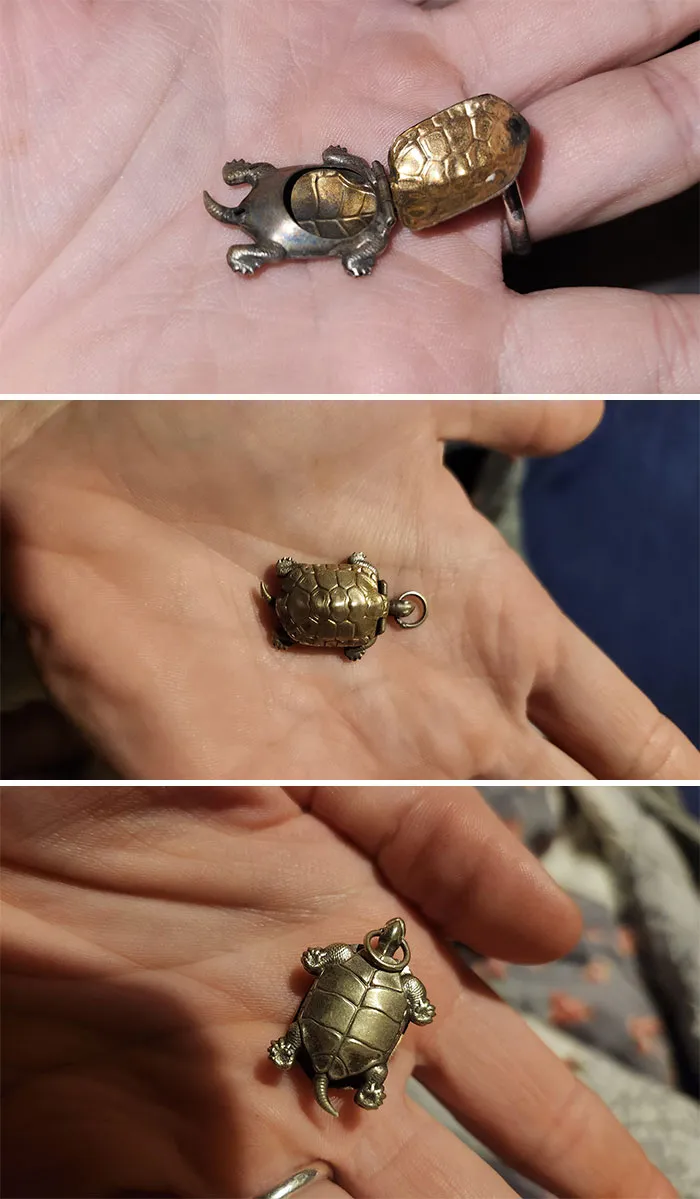 I Bought This From An Online Estate Auction 100% Out Of Curiosity. Its A Cute But Strange Little Guy. 925 Sliver