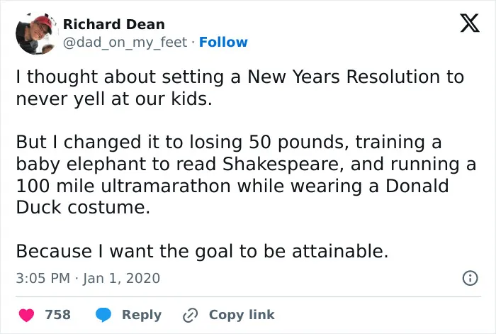 People Are Cracking Up About 35 Hilarious New Year Resolutions From And About Kids Circulating On X