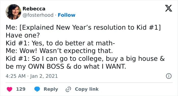 People Are Cracking Up About 35 Hilarious New Year Resolutions From And About Kids Circulating On X
