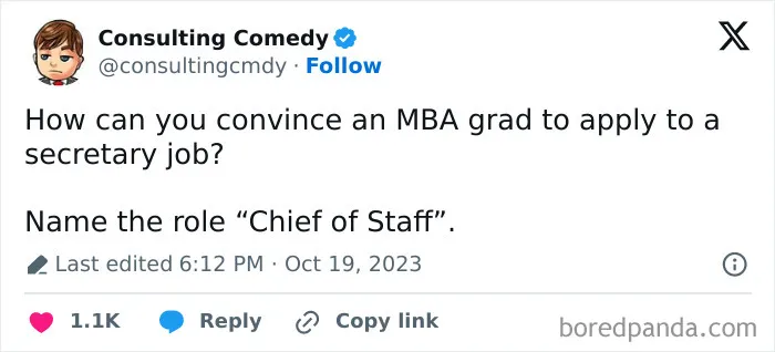 30 Memes That Radiate ‘Consulting Comedy,’ As Seen On This IG Page
