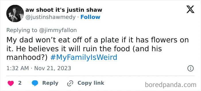 Jimmy Fallon Asks For Epic #MyFamilyIsWeird Stories, 30 Online Users Deliver