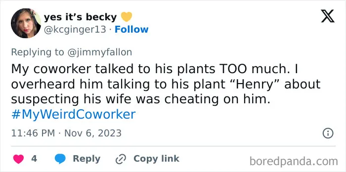 30 Of The Best Answers To Jimmy Fallon’s “My Weird Coworker” Challenge