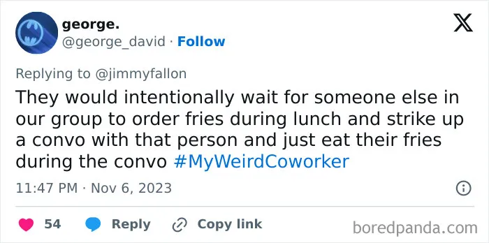30 Of The Best Answers To Jimmy Fallon’s “My Weird Coworker” Challenge