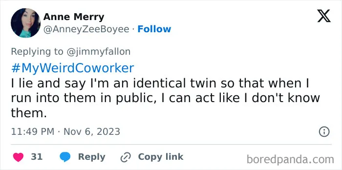 30 Of The Best Answers To Jimmy Fallon’s “My Weird Coworker” Challenge