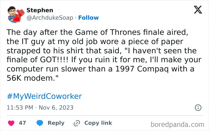 30 Of The Best Answers To Jimmy Fallon’s “My Weird Coworker” Challenge