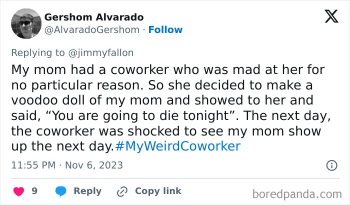 30 Of The Best Answers To Jimmy Fallon’s “My Weird Coworker” Challenge