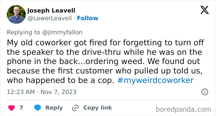 30 Of The Best Answers To Jimmy Fallon’s “My Weird Coworker” Challenge