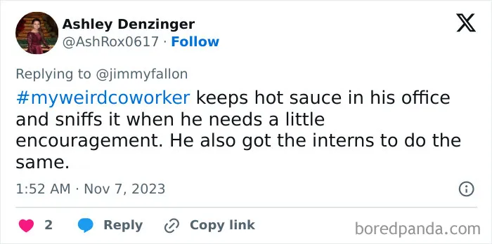 30 Of The Best Answers To Jimmy Fallon’s “My Weird Coworker” Challenge