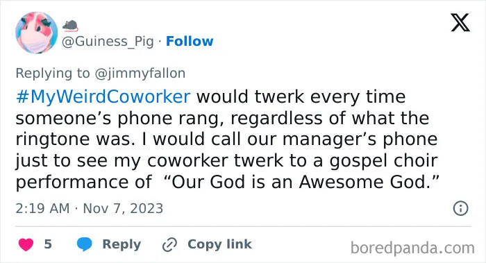30 Of The Best Answers To Jimmy Fallon’s “My Weird Coworker” Challenge