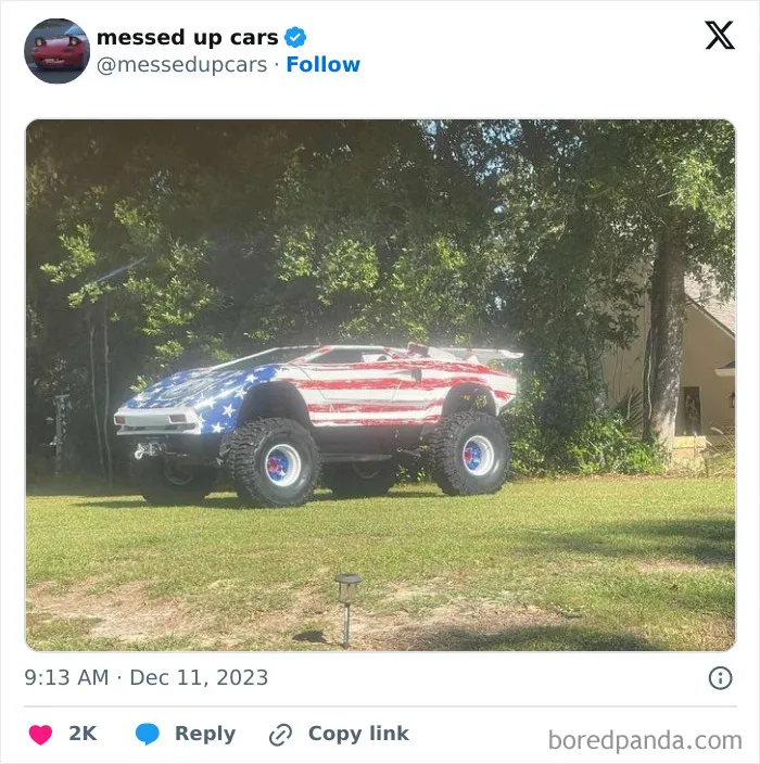 30 Car Owners That Went Too Far With Dumb Mods For Their Cars