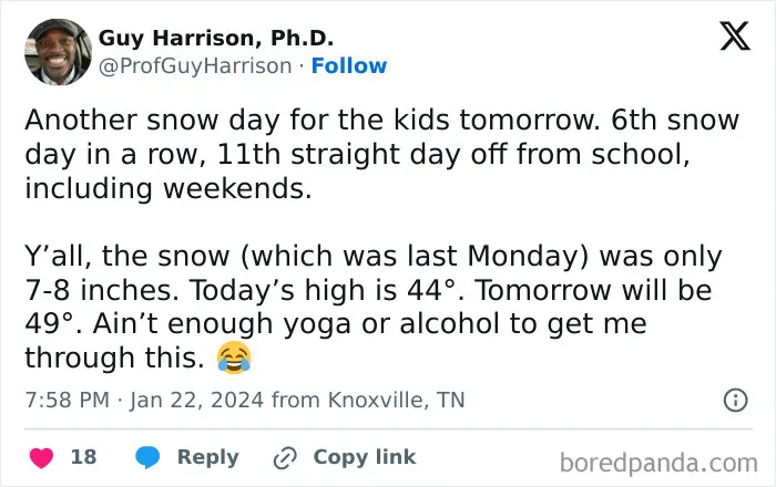 30 Times Parents Made The Internet Giggle With Their Snow Day Struggles
