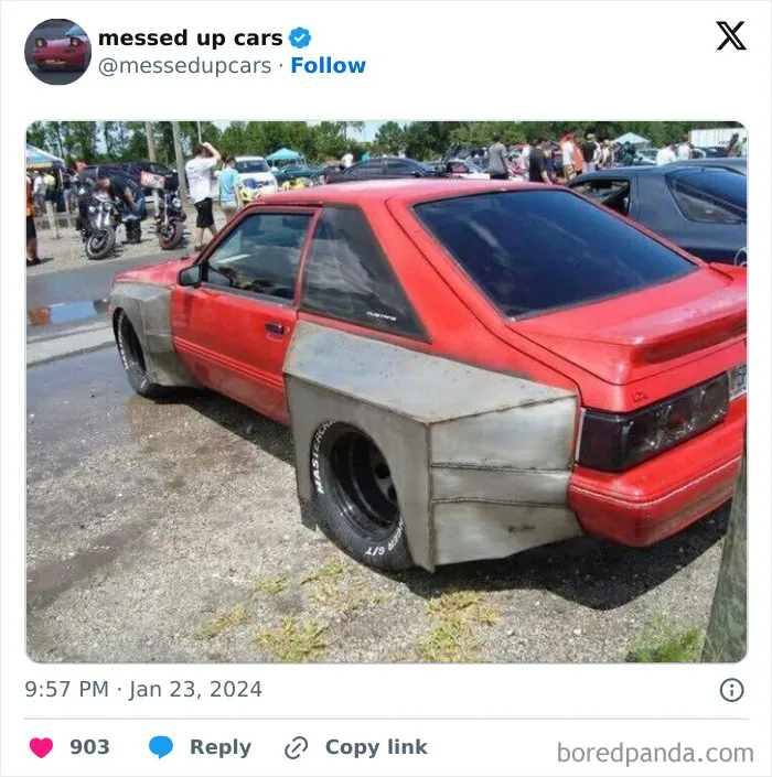30 Car Owners That Went Too Far With Dumb Mods For Their Cars